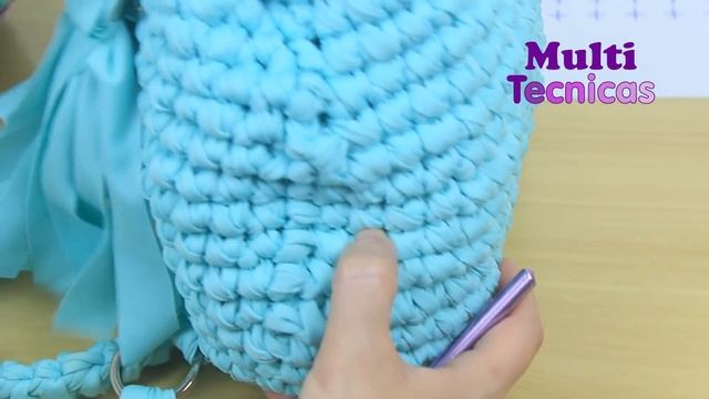 Mochila em fio de malha Multitecnicas смотреть онлайн