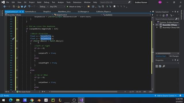 Unity: 21 Endless Running Game Swipe Control смотреть онлайн