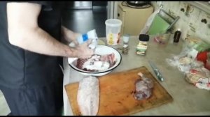 Бобр горячего копчения. Пробую новый рецепт.