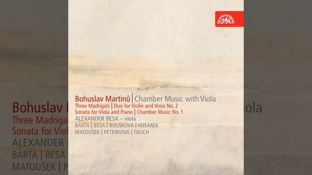 Three Madrigals (Duo No. 1) for Violin and Viola, H. 313 - Poco andante смотреть онлайн