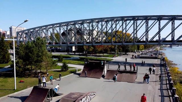 #ВЫСОТА video DJI Mavic Mini // Новосибирск с квадрокоптера смотреть онлайн