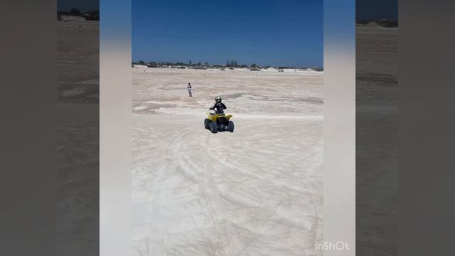 Quad biking at Lancelin Sand Dunes смотреть онлайн