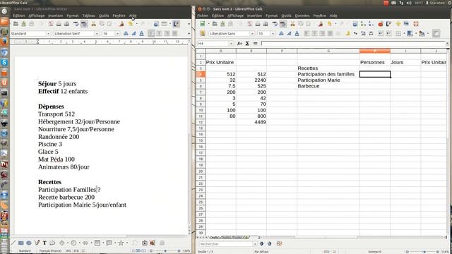 Libre Office Calc | Part 3 | Construction du tableau suite смотреть онлайн