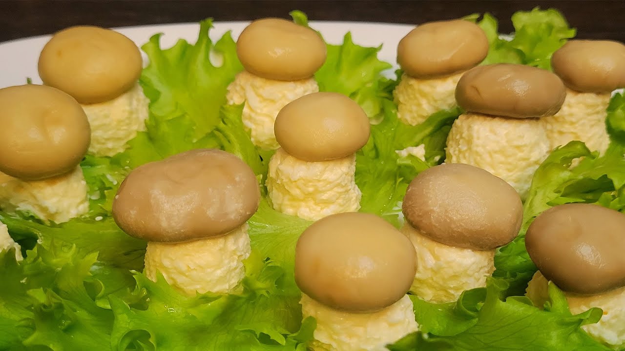 ЗАКУСКА Грибная Поляна на НОВЫЙ ГОД 2023 - Такую ЗАКУСКУ Первую сметут со Стола! смотреть онлайн