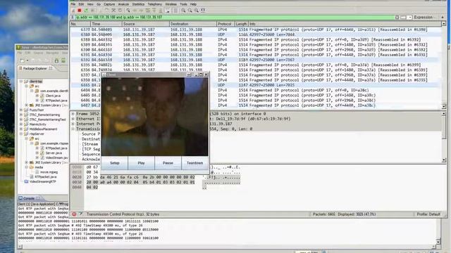 [Chonnam-SMMCLab] Wireshark RTP RTSP streaming capture смотреть онлайн
