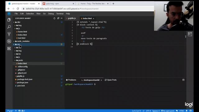 Gulp: 10 - Montando estrutura de Templates (gulp-twig) смотреть онлайн