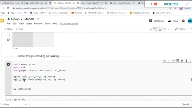 OpenCV on Google Colab - Colour Images смотреть онлайн