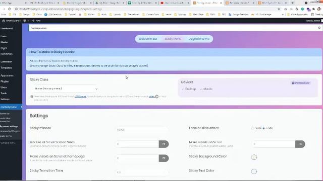 Best Sticky Navigation Plugin for the Header Menu Sticky While Scrolling in WordPress смотреть онлайн