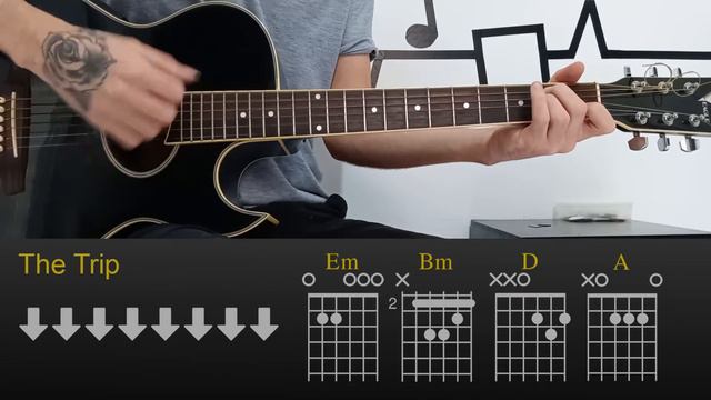 Still Corners - The Trip | Easy Guitar Lesson Tutorial with Chords/Tabs and Rhythm смотреть онлайн