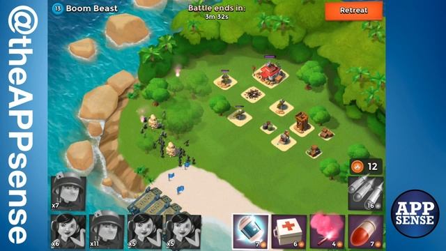 Boom Beast (13) Single Player Island - Boom Beach Walkthrough смотреть онлайн