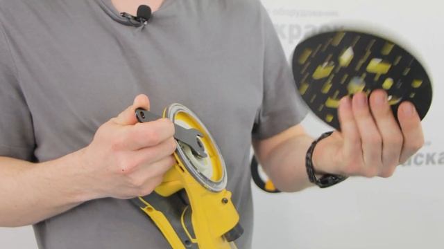 Как поменять шлифовальную подошву на шлифмашинке SCHTAER SCH-150 ? смотреть онлайн