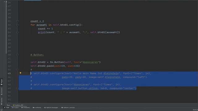 Python Tkinter Button-Widget (mit Bild und Text) #8 смотреть онлайн