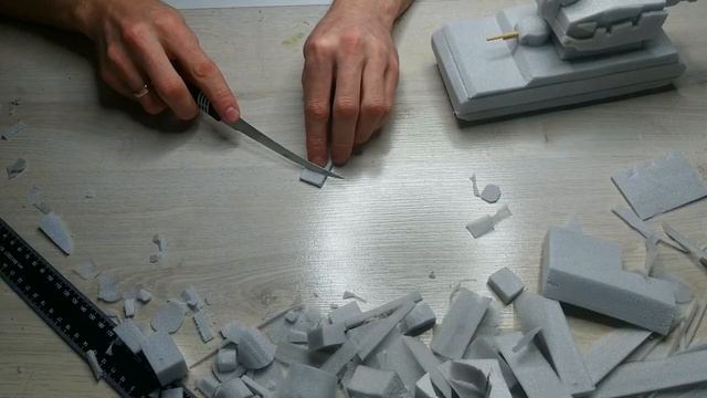 КАК СДЕЛАТЬ ФИДЖЕРОНА,ФИДЖЕРОН ИЗ ПЕНОПЛАСТА GERAND