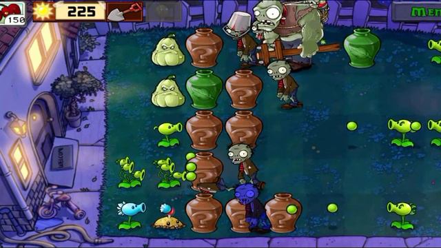 Plants vs Zombies - PUZZLE - Vasebreaker Endless ( 1 to 7 ) streak Gameplay Full [ HD ] смотреть онлайн