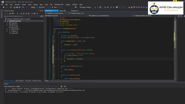 C# Tool Coding - Quick Intel Hex format to Binary tool смотреть онлайн