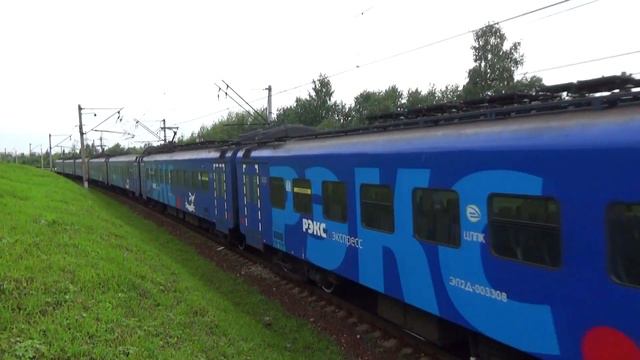 Перегонка электропоезда ЭП2Д-0034 "РЭКС-ЦППК" смотреть онлайн