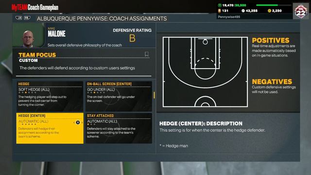 BEST DEFENSIVE SETTINGS TO WIN MORE GAMES IN NBA 2K23 MYTEAM! смотреть онлайн