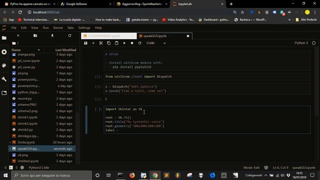 Tkinter GUI text-to-speech: make the pc talk смотреть онлайн