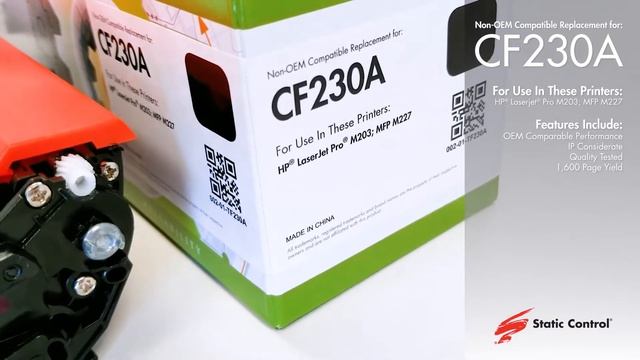 Static Control's Compatible Replacement CF230A Cartridge смотреть онлайн