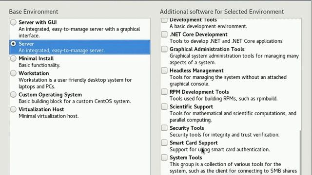 Установка Centos 8