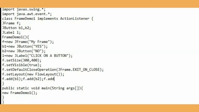 #110- Action Listerner in java||Swing||Java GUI||JButton and ActionListener смотреть онлайн