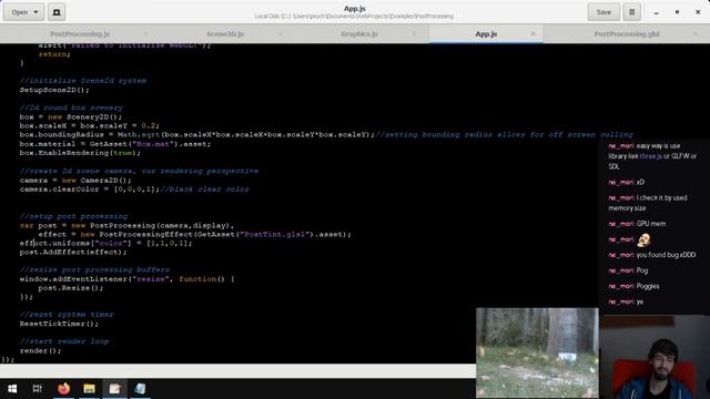 Javascript/HTML/WebGL Game Engine Development(October 1 2020 Live Stream) смотреть онлайн