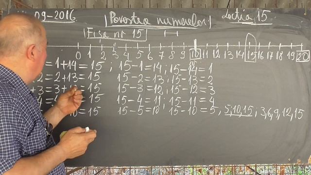 Lectia 1068 - Povestea Cifrelor - Despre Numarul 15