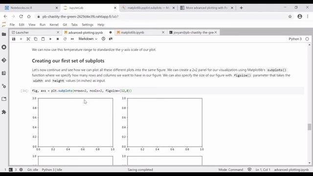 Geo-Python 2020 Lesson 7.2 - Advanced plotting with Pandas/Matplotlib смотреть онлайн