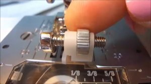 Как пользоваться лапкой для потайной строчки на машине Джаноме