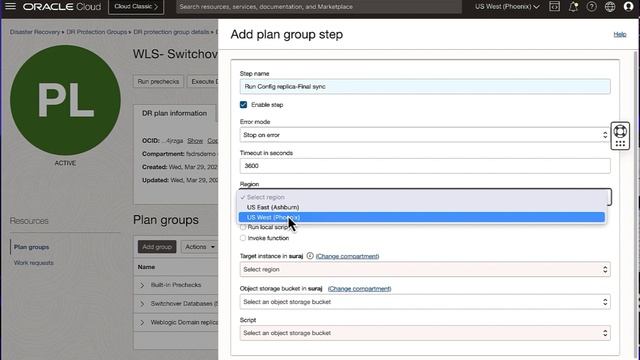 Perform Switchover and Failover of Oracle WebLogic Server with OCI Full Stack Disaster Recovery смотреть онлайн