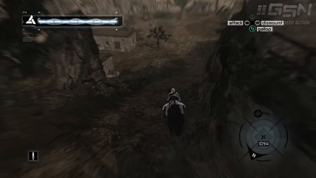 Assassin's Creed Walkthrough - Memory Block 3: Al Mualim [Masyaf] Road to Jerusalem [4/6] смотреть онлайн