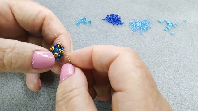 Колье Васильки с браслетом и серёжками.Часть 1/2. #колье #подробныймастеркласс #браслет #сережки смотреть онлайн