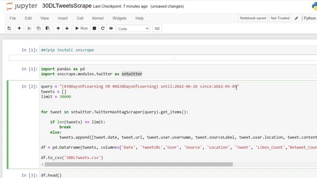 Scrape Twitter Data with Python смотреть онлайн