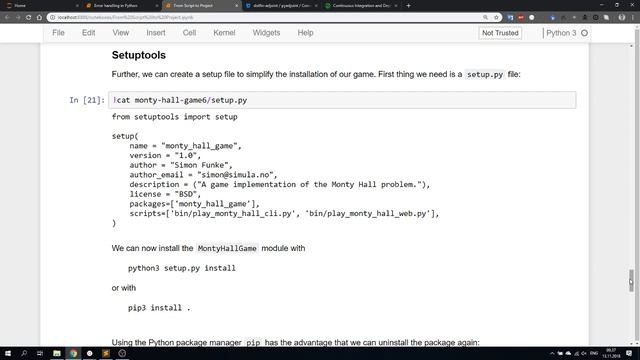 Lecture 14: From script to project, Part 2 смотреть онлайн