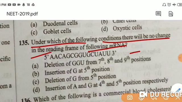 NEET 2019 biology questions with solutions. смотреть онлайн