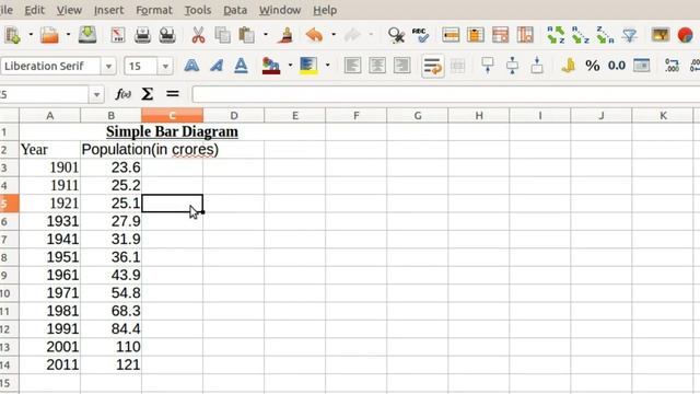 Simple Bar Diagram | Ubuntu | LibreOffice Calc | Statistics Practical смотреть онлайн