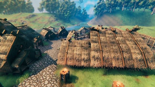 VALHEIM House Showcase Ep3 / EPIC Village! смотреть онлайн