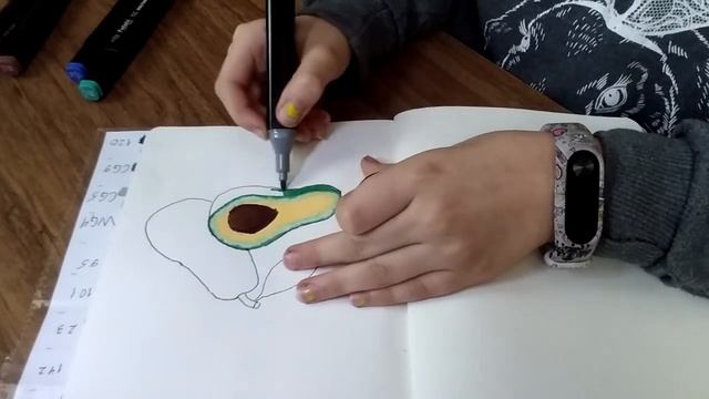 Рисую маркерами для скетчинга в первый раз! смотреть онлайн