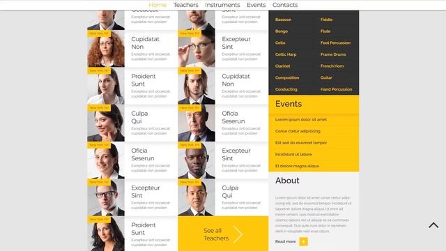 Music Education Website Template by WT - 53106 смотреть онлайн