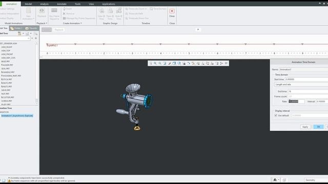 Creo 7: How to create animation - Explode State | Creo Tutorial смотреть онлайн