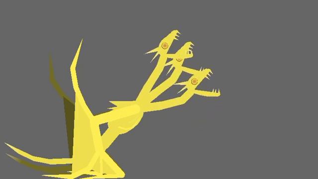 ( Stick Node/Kajiu ) Medium King Ghidorah test ( cringe crap ) смотреть онлайн