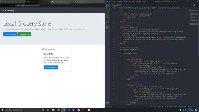 Create a beautiful store front using Bootstrap 4 смотреть онлайн