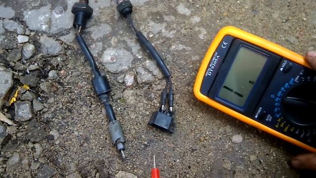 Проверка датчика температуры охлаждающей жидкости.Check the temperature sensor coolant. смотреть онлайн