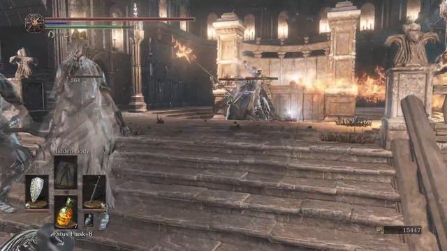 Dark Souls 3: Battlefield outside Sulyvahn with Enemy Onslaught mod (double enemies) смотреть онлайн