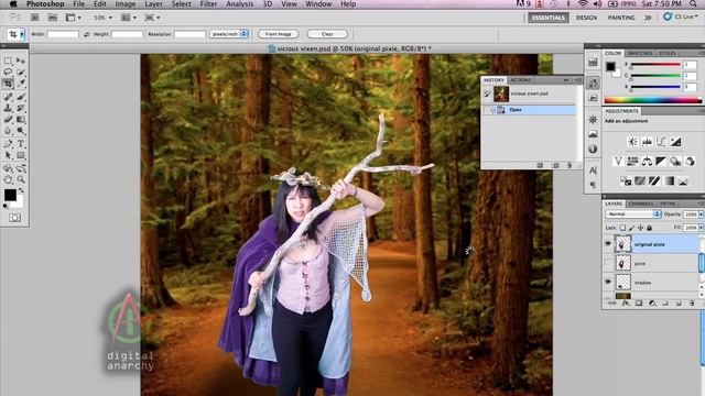 Creating a Graphic Novel or Comic Book Effect in Photoshop Using the ToonIt Plugin - Part 2 смотреть онлайн