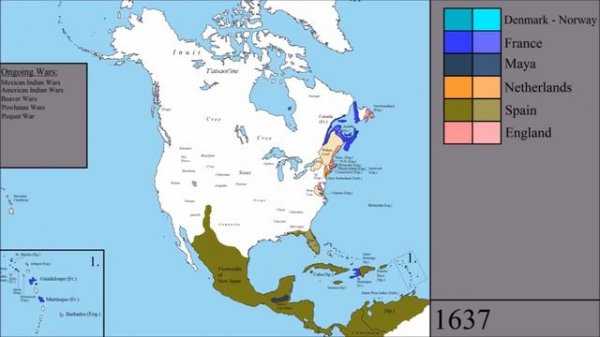The History of North America: Every Year