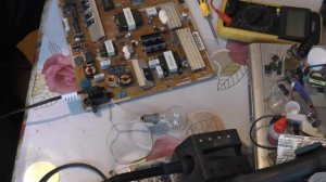 Samsung UE46F6100AK не включается, ремонт блока питания.