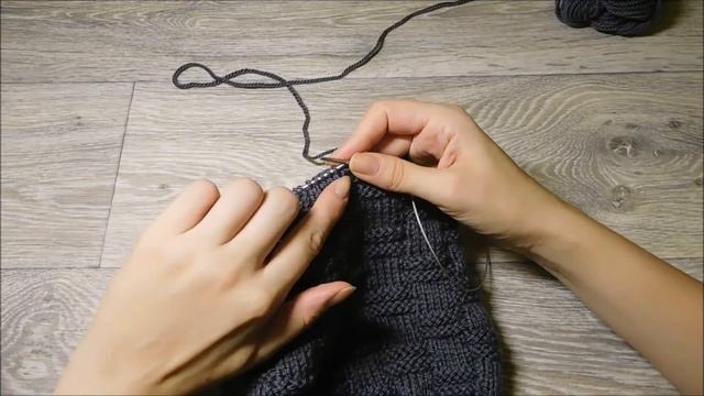 Мужская шапка, шапка для мальчика "Шахматка" спицами. смотреть онлайн