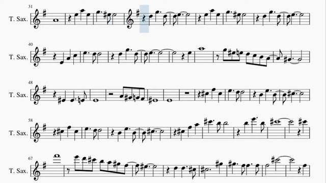 Tenor Sax Sheet Music: How to play The Phantom of the Opera by Andrew Lloyd Webber смотреть онлайн
