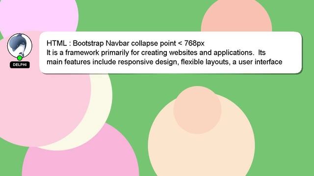 HTML : Bootstrap Navbar collapse point 768px смотреть онлайн
